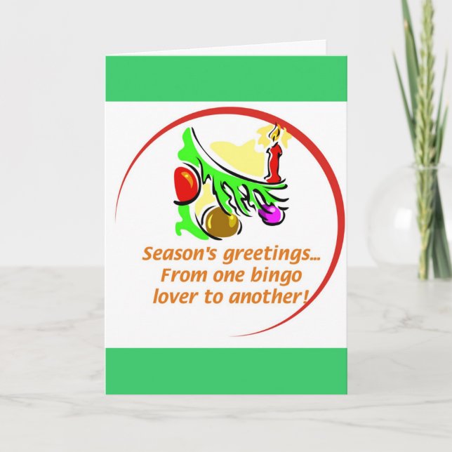 Bingo Christmas card  (Front)