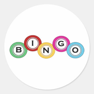 Bingo Classic Round Sticker