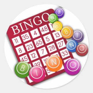 Bingo Classic Round Sticker