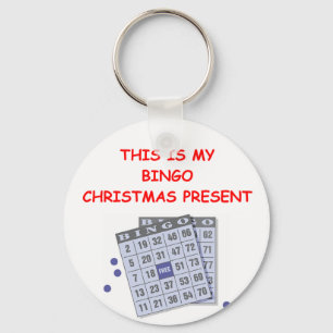 BINGO cristmas Key Ring