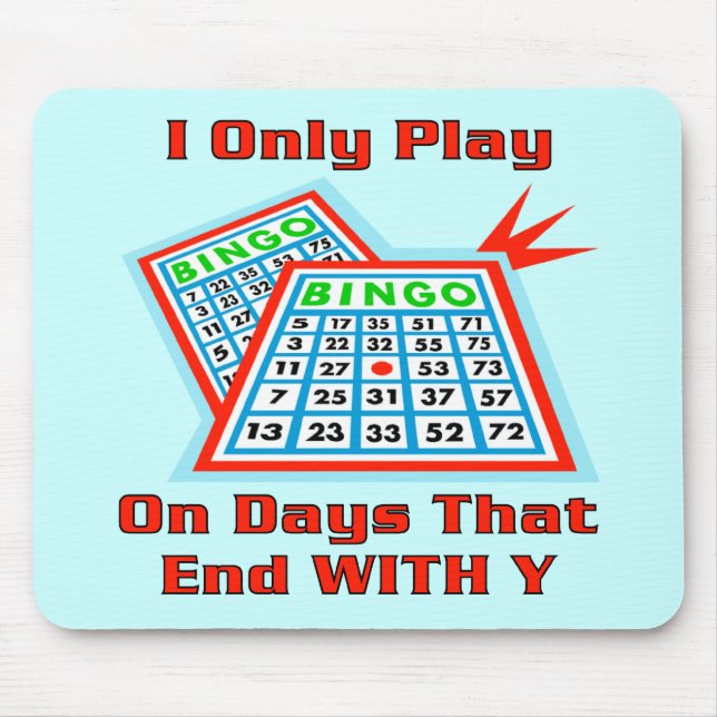 Bingo Days Mouse Mat (Front)