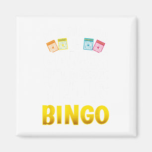 Bingo Design For Men Women Bingo Novelty Gamble Bi Magnet