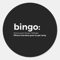 Bingo For Grandma Bingo