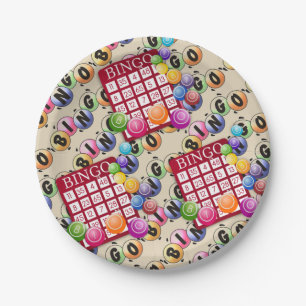 Bingo Fun Paper Plate