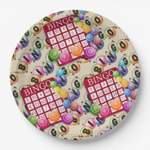 Bingo Fun Paper Plate
