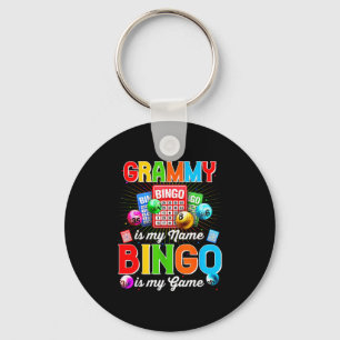 Bingo Funny Grammy Is My Name Bingo Is My Game Xma Key Ring