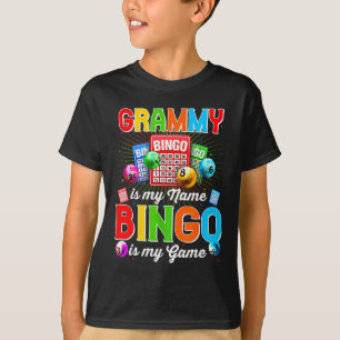 Bingo Funny Grammy Is My Name Bingo Is My Game Xma T-Shirt