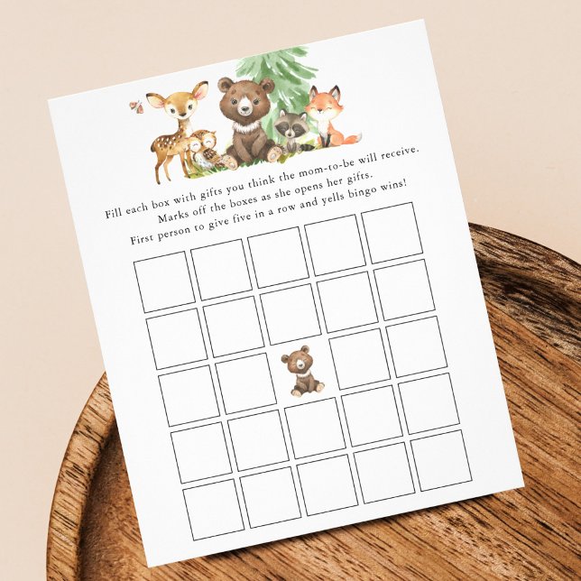 Bingo Game Animals Baby Shower Flye Flyer (Creator Uploaded)