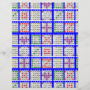 Bingo Game Patterns Large