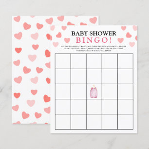 Bingo Game   Valentine's Baby Shower Games