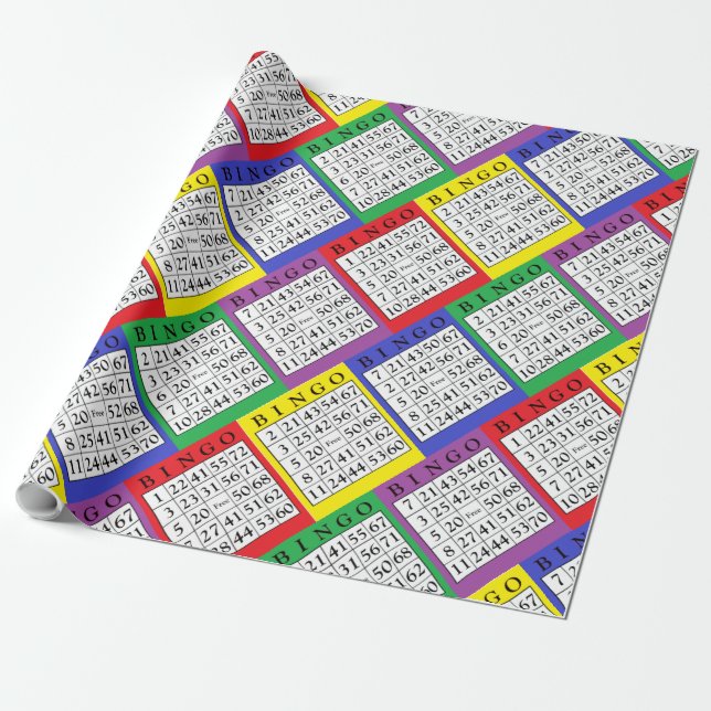 BINGO Gift Wrap (Unrolled)