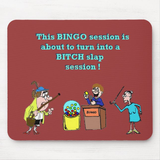 Bingo Gone Bad Mouse Mat (Front)