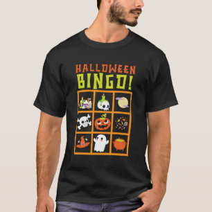 Bingo Halloween Trick Or Treat Bingo Player Bingo  T-Shirt