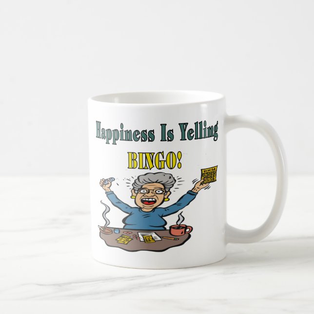 Bingo: Happiness Is Coffee Mug (Right)