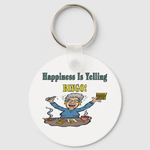 Bingo: Happiness Is Key Ring