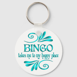Bingo Happy Place Key Ring