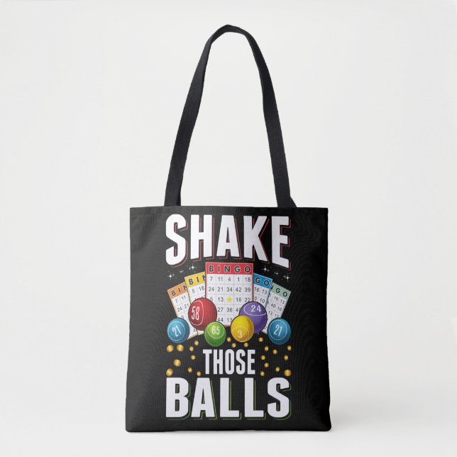 Bingo Humour Men Women Funny Bingo Player Tote Bag (Front)