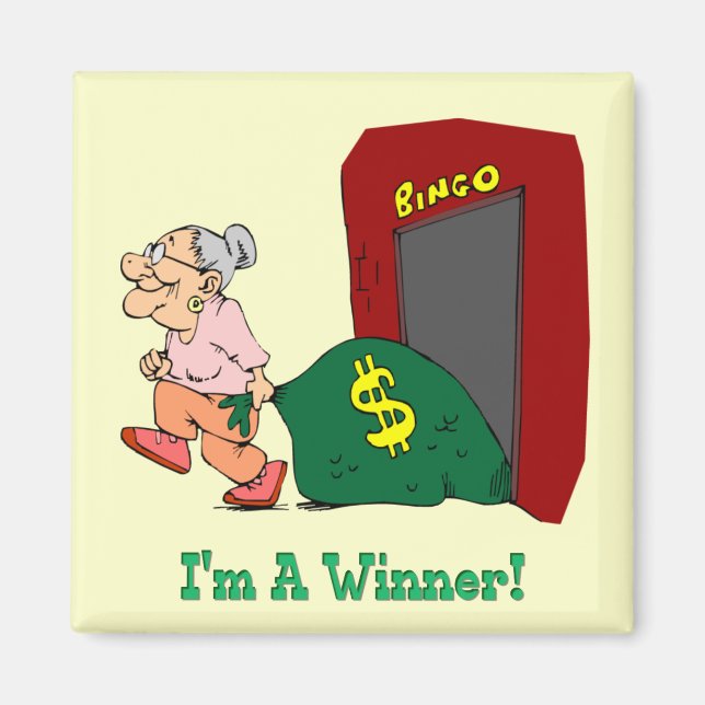 Bingo - I'm A Winner Magnet (Front)