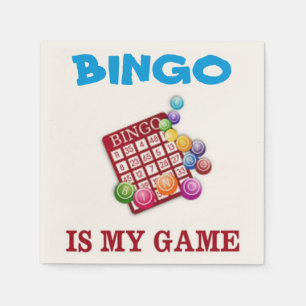 BINGO IS MY GAME NAPKIN