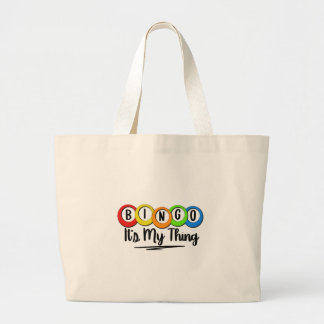 BINGO, It’s My Thing  Large Tote Bag