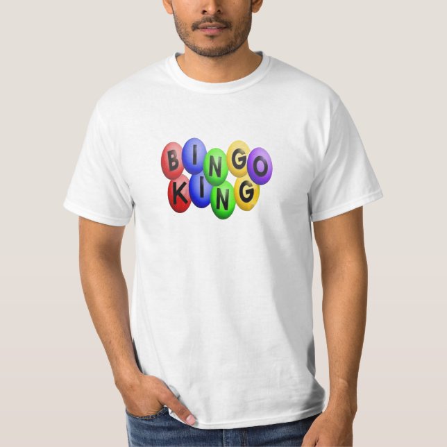 BINGO King Bingo Lover DAD   T-Shirt (Front)