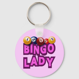 BINGO LADY KEY RING