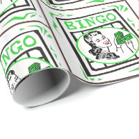 Bingo Lady With Money Bingo Card