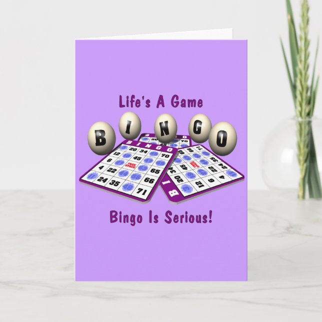 Bingo: Life's A Game Card (Front)