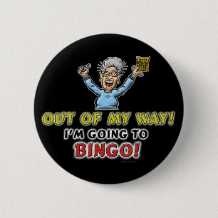 Bingo Lovers 6 Cm Round Badge