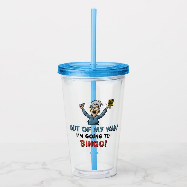 Bingo Lovers Acrylic Tumbler (Front)