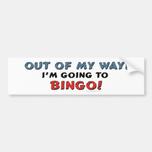 Bingo Lovers Bumper Sticker