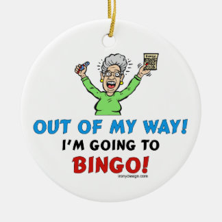 Bingo Lovers Ceramic Tree Decoration