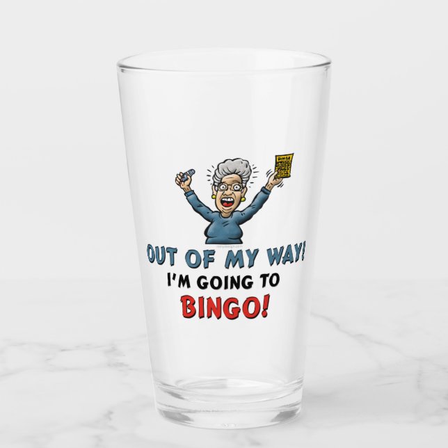 Bingo Lovers Glass (Front)