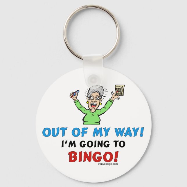 Bingo Lovers Key Ring (Front)
