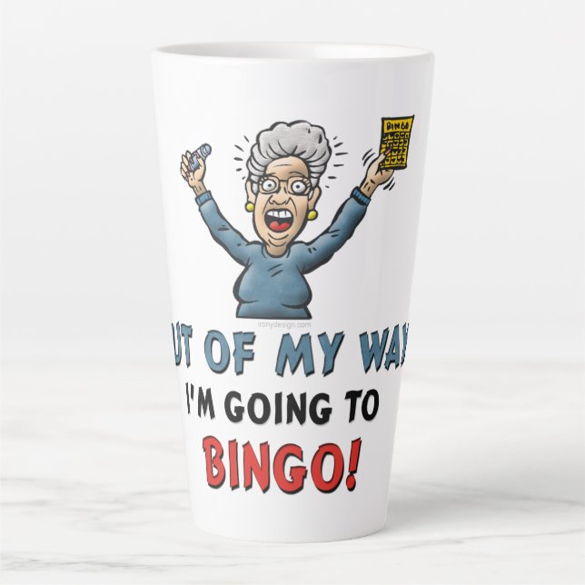 Bingo Lovers Latte Mug (Front)