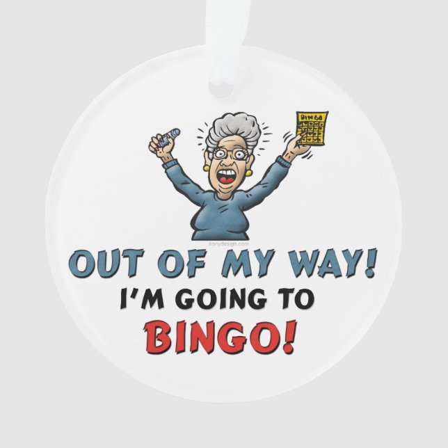Bingo Lovers Ornament (Front)