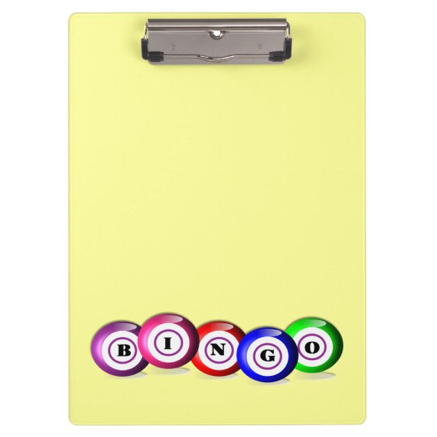Lucky Bingo Clip Board With Single Clip Top Tickets Kids House Party Games UK 