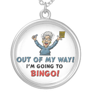 Bingo Lovers Silver Plated Necklace