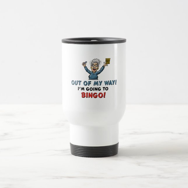 Bingo Lovers Travel Mug (Center)