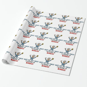 Bingo Lovers Wrapping Paper