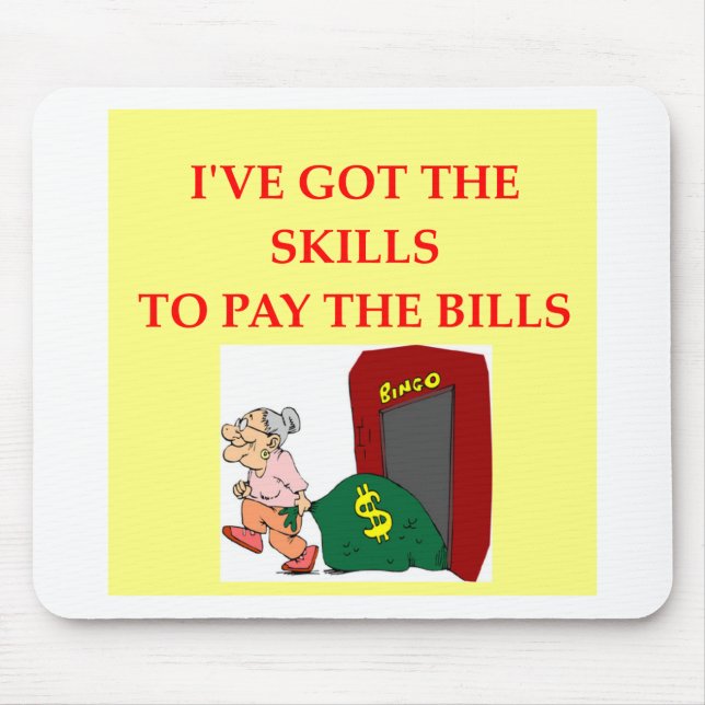 BINGO MOUSE MAT (Front)