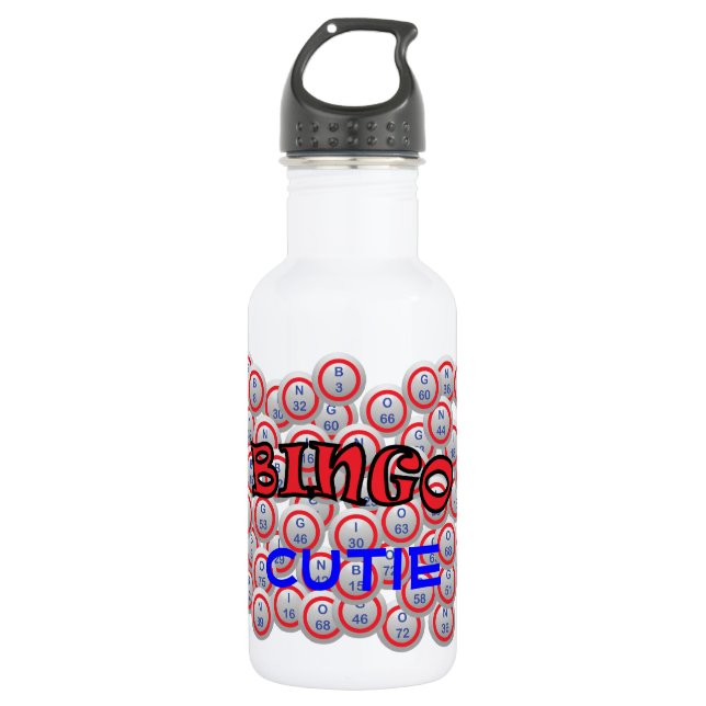 Bingo "Name" over Bingo Balls 532 Ml Water Bottle (Front)