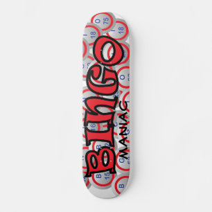 Bingo "Name" over Bingo Balls Skateboard