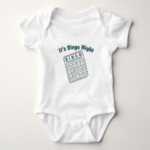 Bingo Night Card Baby Bodysuit