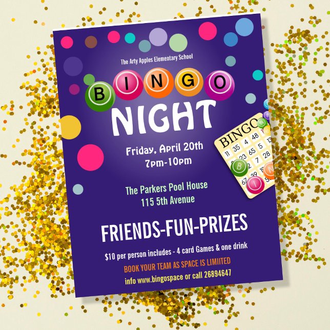 Bingo Night Poster (Creator Uploaded)