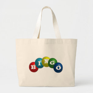 Bingo or Lotto - option to personalise your gear. Large Tote Bag
