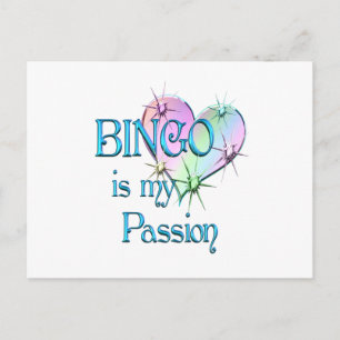 Bingo Passion Postcard