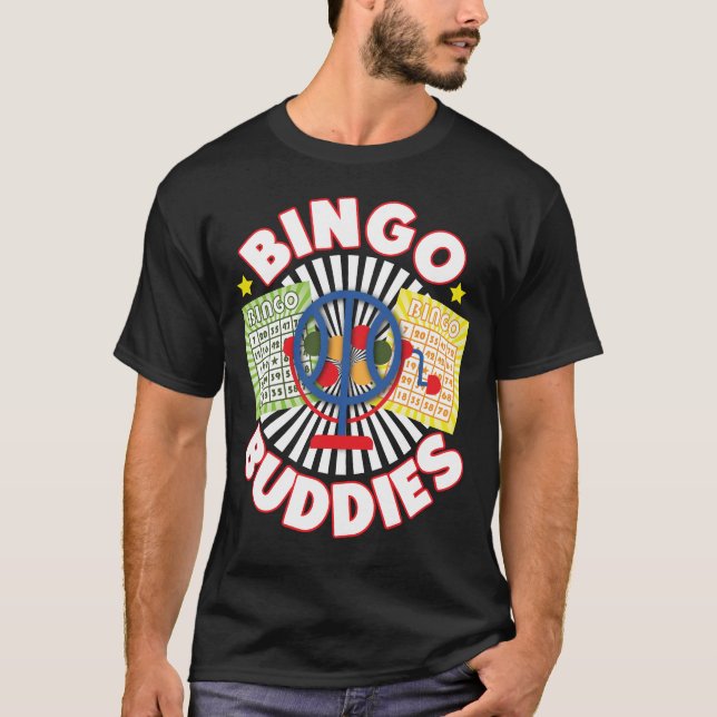 Bingo Player Bingo Buddies Besties Friends T-Shirt (Front)