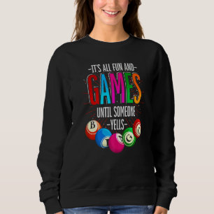 Bingo Player Bingo Winner Lottery Gambling Bingo Sweatshirt