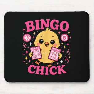 Bingo Player Chicken Girl Bingo Chick Mouse Mat
